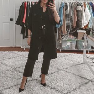 Banana Republic structured Long shacket nwt